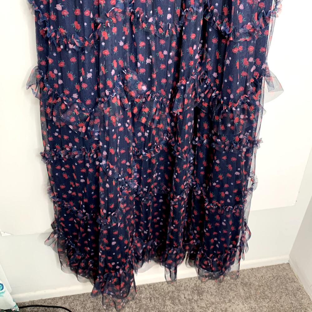 Jessakae Everafter Ever After Dress Navy Floral  Womens XXL 2XL Blue - Picture 7 of 16